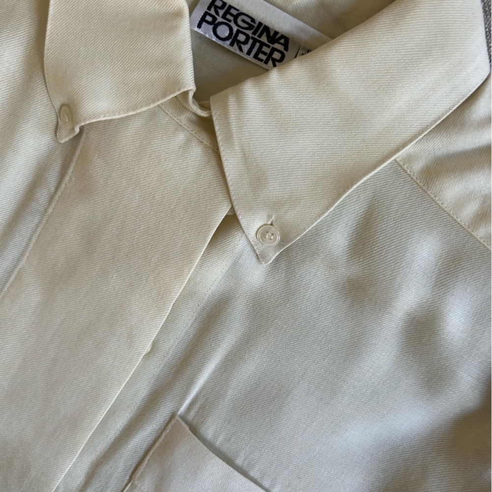 Vintage Button Down Women Shirt With Pockets